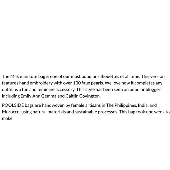 Poolside The Mak - Pearl Bag - Picture 16 of 16